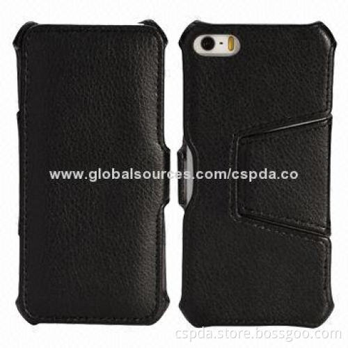 Hot Setting PU Leather Cases for iPhone 5S, with Stand
